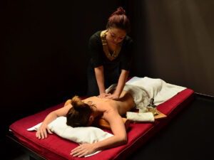 Masaje de acupresión china